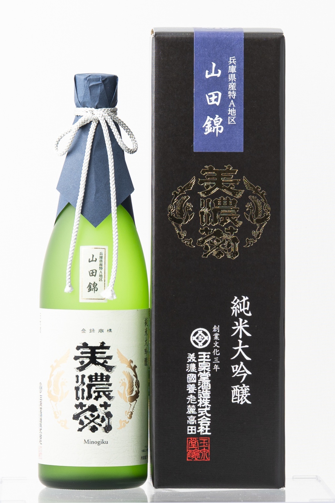美濃菊 純米大吟醸 山田錦 720ml (弊社コード:40)